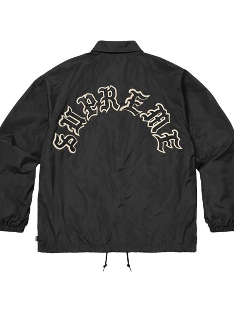 Supreme Old English Arc Coaches Jacket "FW25 - Black" SU27654