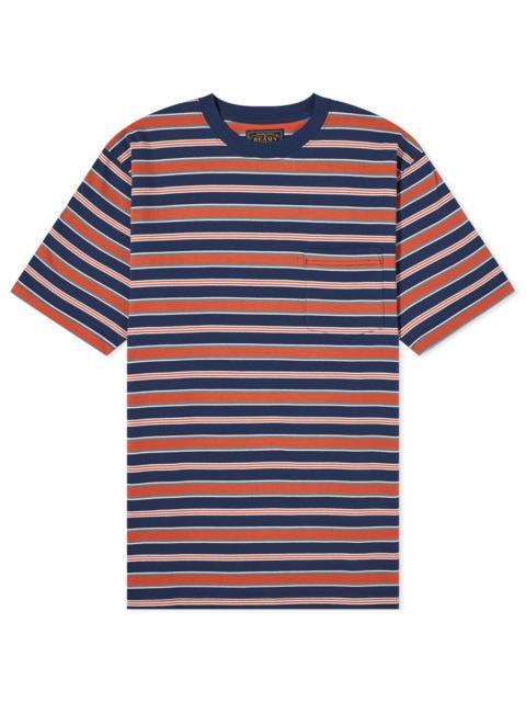 BEAMS PLUS Beams Plus Multi Stripe Pocket T-Shirt