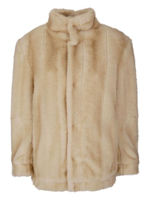 MM6 Maison Margiela faux-fur jacket