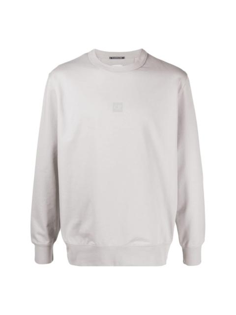 logo-print stretch-cotton sweatshirt