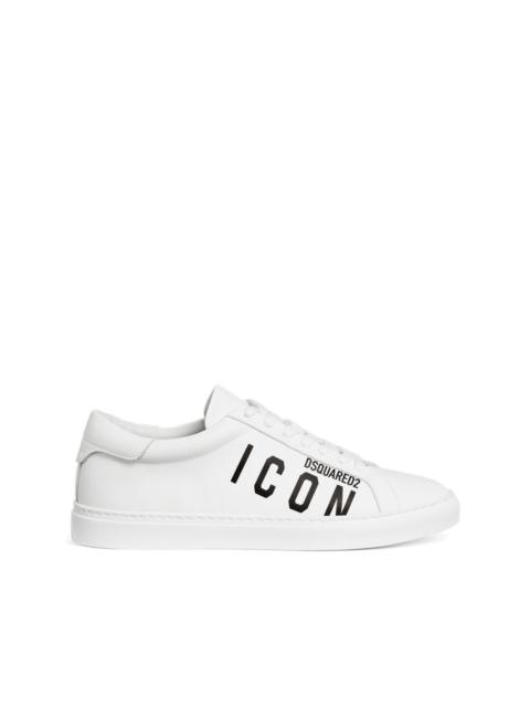 Icon logo-print low-top sneakers