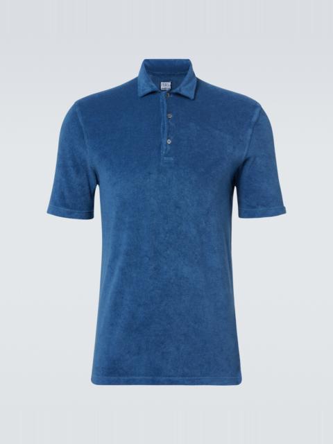 FEDELI Mondial cotton terry polo shirt