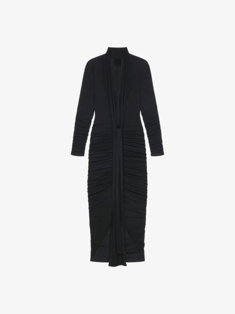 Givenchy DRAPED DRESS IN JERSEY WITH LAVALLIERE