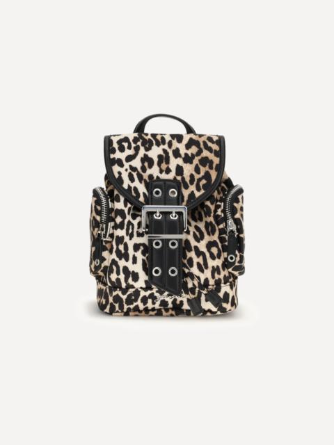 GANNI Animalier print nano Backpack
