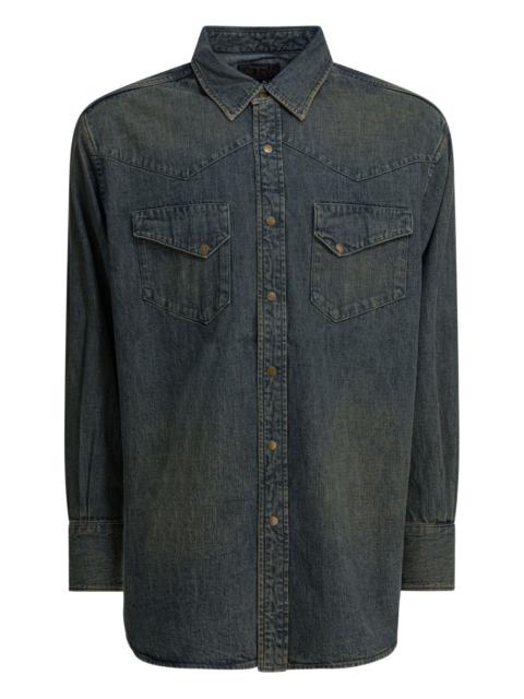 BEAMS PLUS chest-pocket cotton shirt