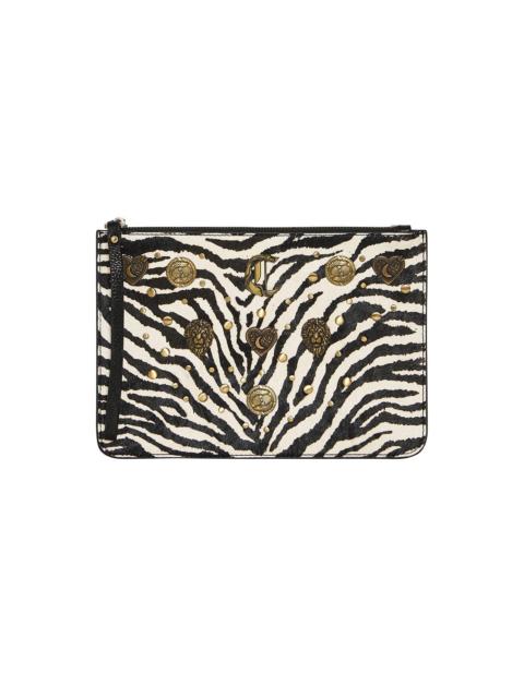 CAMILLA STUDDED LEATHER CLUTCH NIGHT WAITING FOR DAY