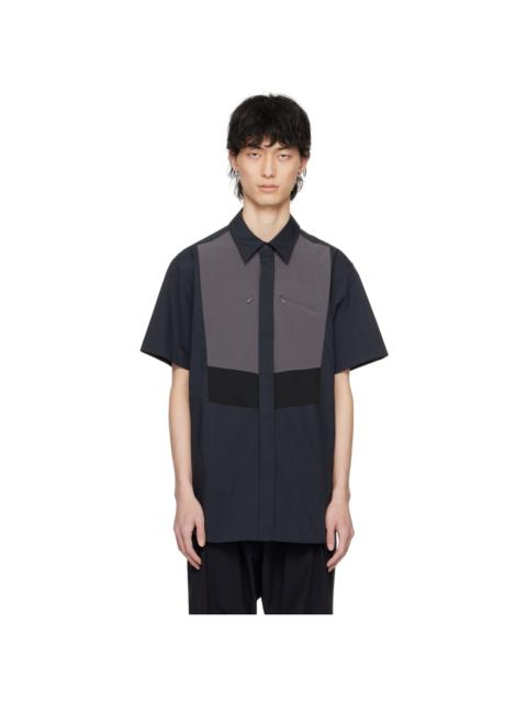 Fumito Ganryu Gray Kinetic Bosom Shirt