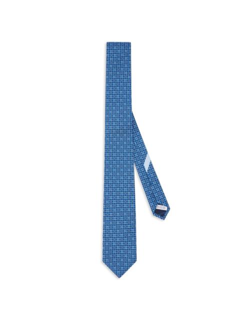 Gancini-print tie