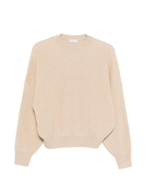 Brunello Cucinelli ribbed crew-neck sweater