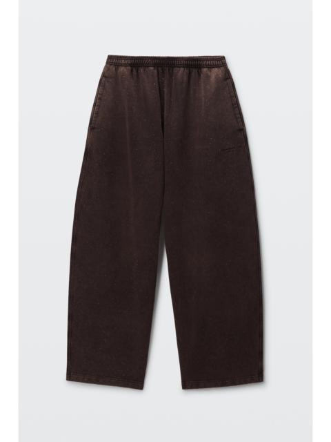 Alexander Wang crystal hotfix mid-rise oversized sweatpant