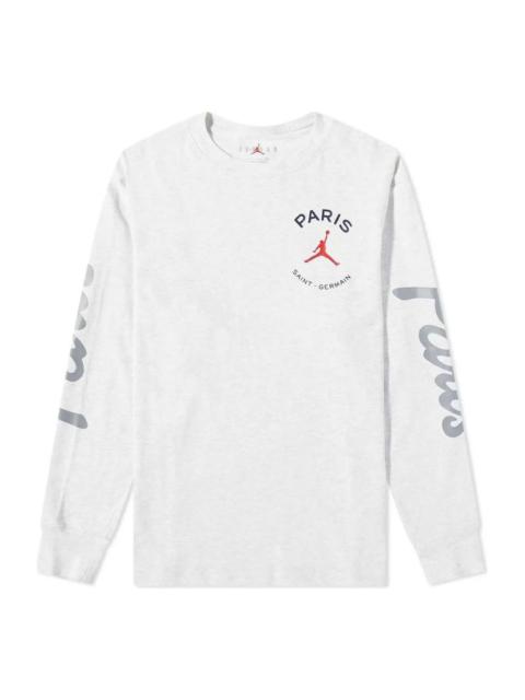 Air Jordan Paris Saint-Germain Long-Sleeve T-Shirt 'Grey' DJ0409-051