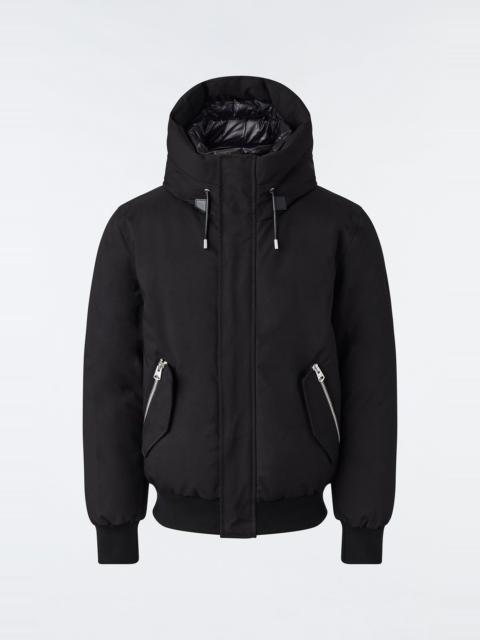 MACKAGE DIXON 2-In-1 down bomber jacket with hooded bib for men