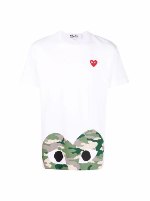 Play appliqué-heart T-shirt
