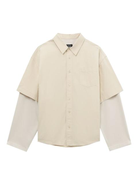 We11done double-layered cotton shirt