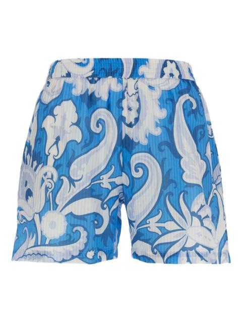 Etro paisley-print shorts