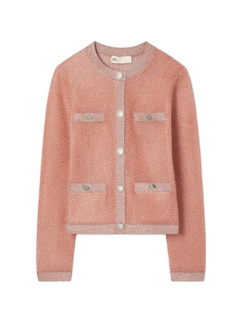 TORY BURCH Kendra mesh cardigan