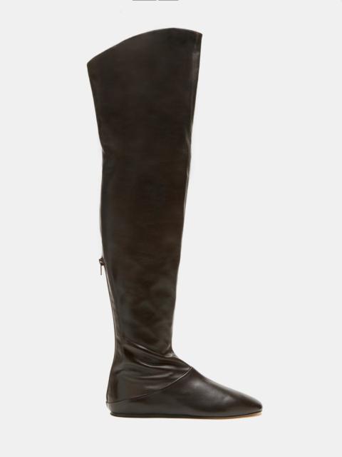LE MONDE BÉRYL Luna Tall Boot / Chocolate Leather