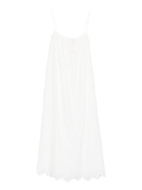 MATTEAU broderie-anglaise midi dress