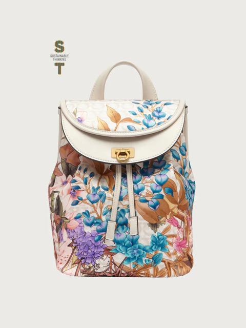 FERRAGAMO GIARDINO PRINT BACKPACK - ECONYL® NYLON