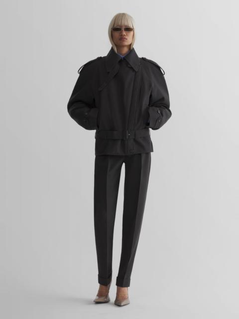 MUGLER anthracite round jacket