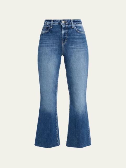 L'AGENCE Kendra High Rise Crop Flare Jeans