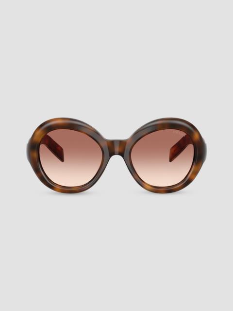 Prada Women's 53MM Round Sunglasses - Brown