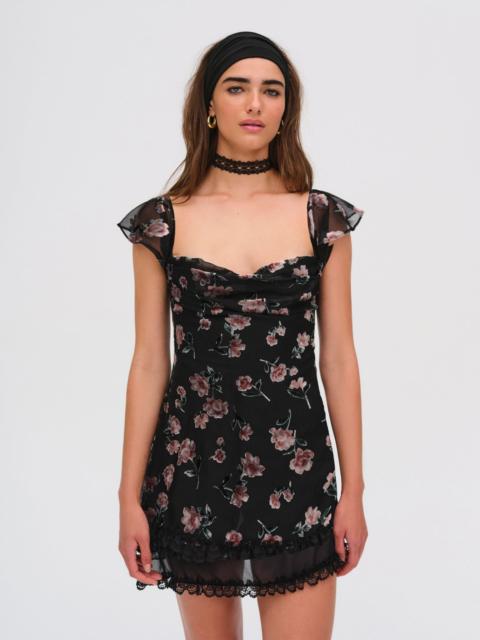 For Love & Lemons Aigrette Mini Dress