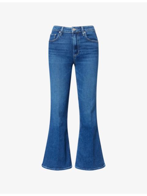 PAIGE Marlow Skimmer Flared-Leg Stretch-Denim Jeans