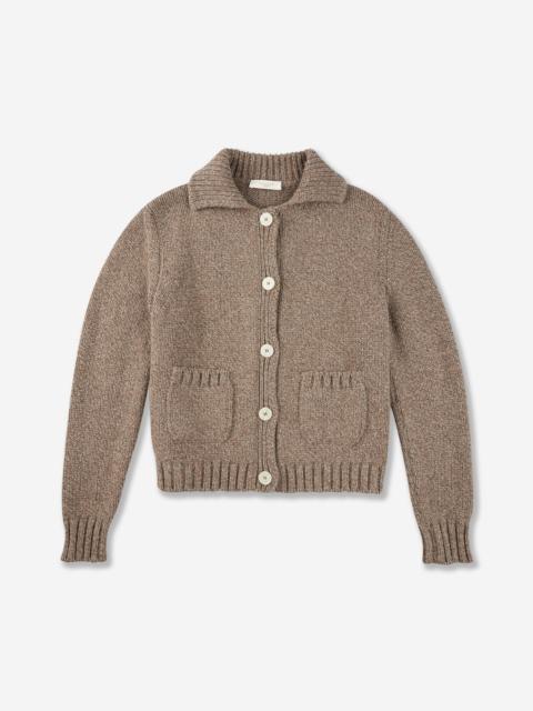 SLOWEAR Chioto slim fit cardigan in wool and Alpaca