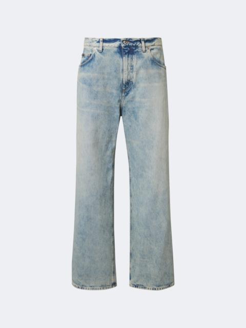 Dolce & Gabbana Faded wide-leg jeans