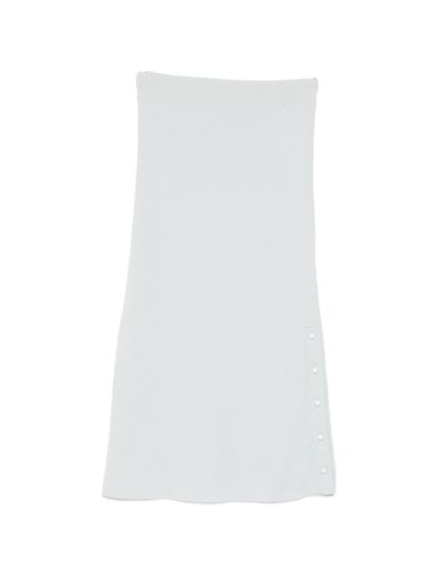 Jil Sander button-detail midi skirt