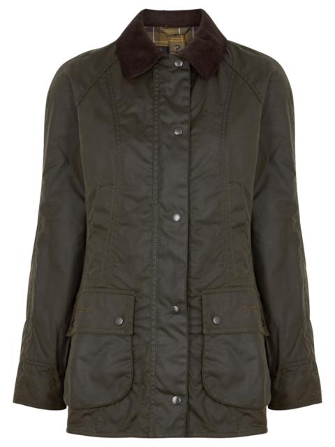 Barbour Barbour Beadnell Dark Green Waxed Cotton Jacket