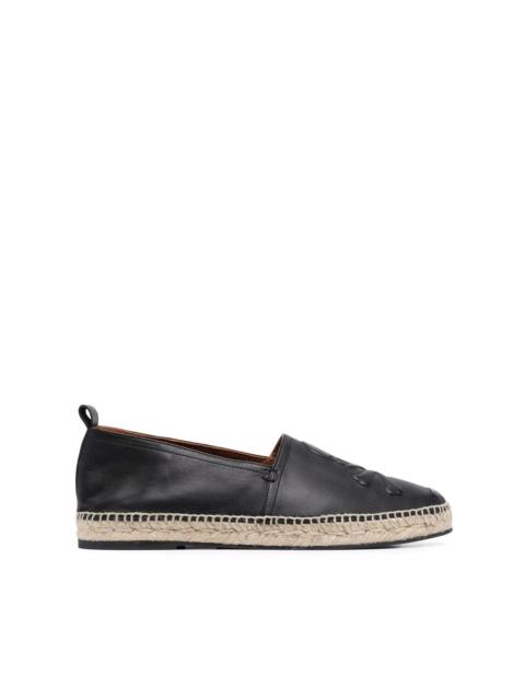 PHILIPP PLEIN embossed logo espadrilles