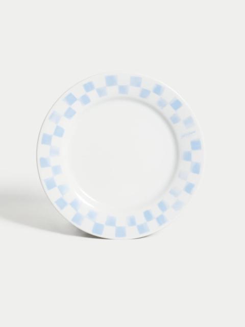 Maison Kitsuné CHECKERBOARD PORCELAIN PLATE