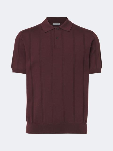 Canali Virgin wool polo shirt