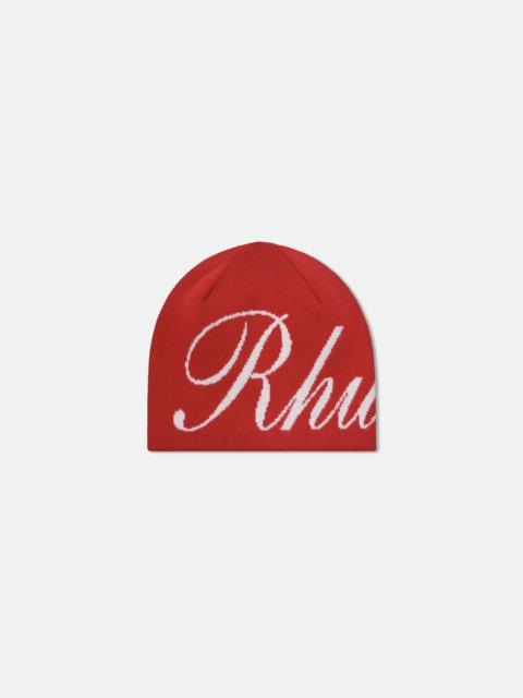 Rhude RHUDE SCRIPT KNIT BEANIE