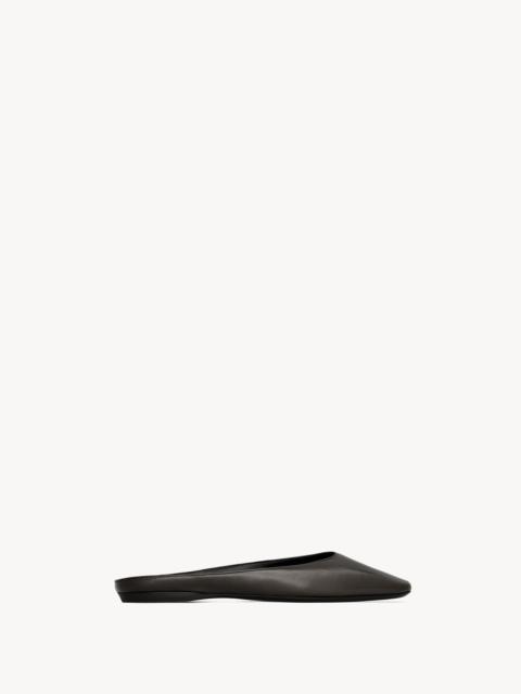 SAINT LAURENT LIDO SLIP-ONS IN SMOOTH LEATHER