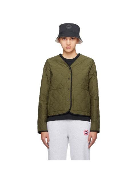 Canada Goose Khaki Annex Liner Reversible Jacket