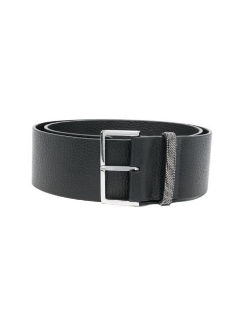 FABIANA FILIPPI grained-leather wide belt