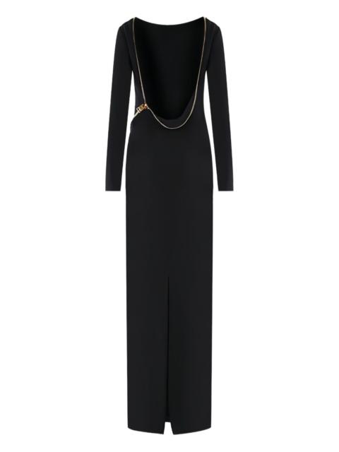 TOM FORD open-back side-zip maxi dress