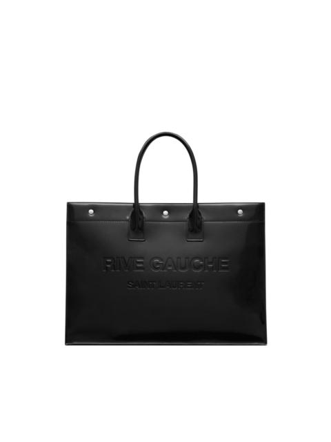 Rive Gauche leather tote bag