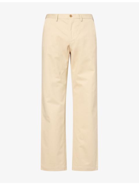 Sunspel Drill Straight-Leg Cotton Trousers