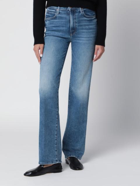 MOTHER The Kick It jeans in medium blue washed denim