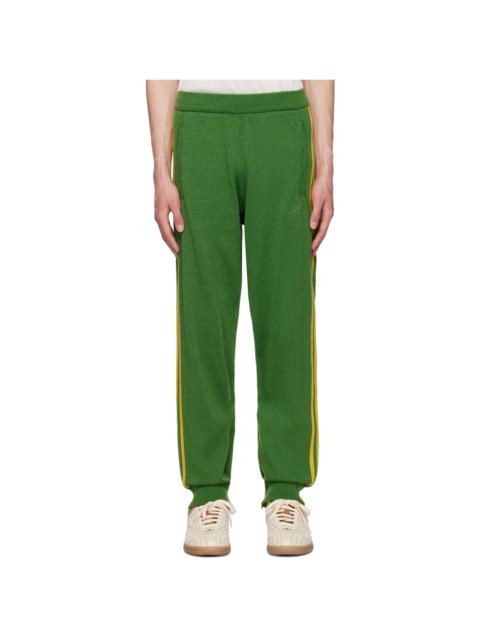 Green & Yellow adidas Originals Edition Embroidered Logo Sweatpants