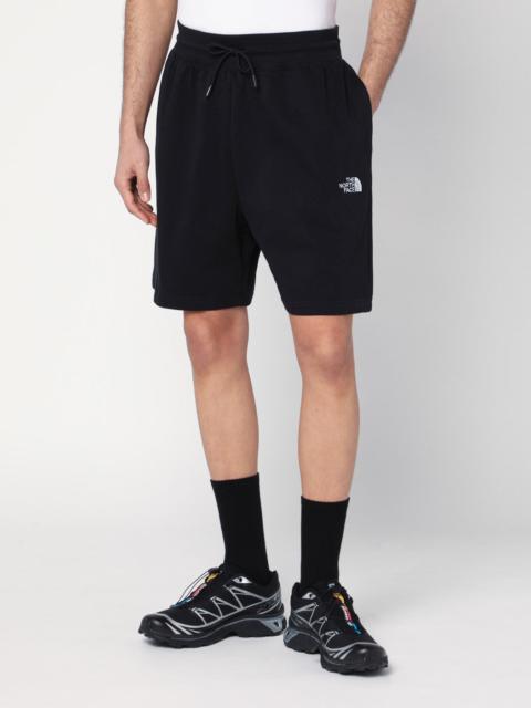 The North Face Black cotton-blend shorts with logo