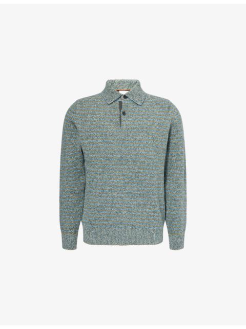 Paul Smith Striped Chunky Wool Jumper