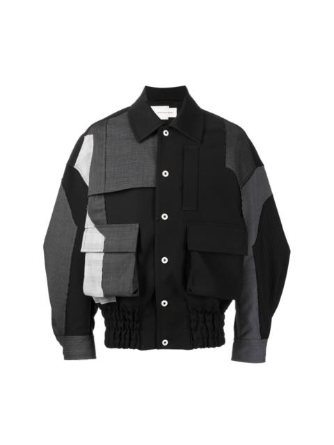 FENG CHEN WANG Patchwork Woollen jacket