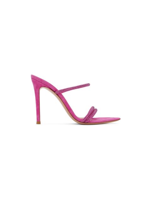 Gianvito Rossi Pink Cannes Heeled Sandals