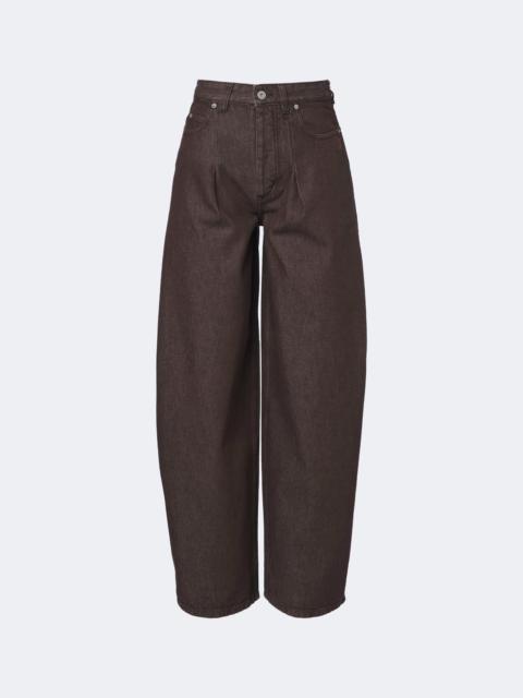 JACQUEMUS Ovalo barrel-leg jeans