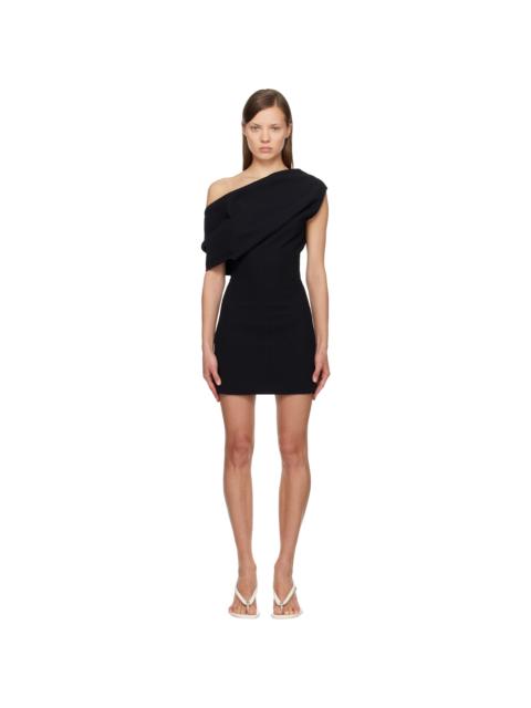 JACQUEMUS Black 'The Pesce' Minidress